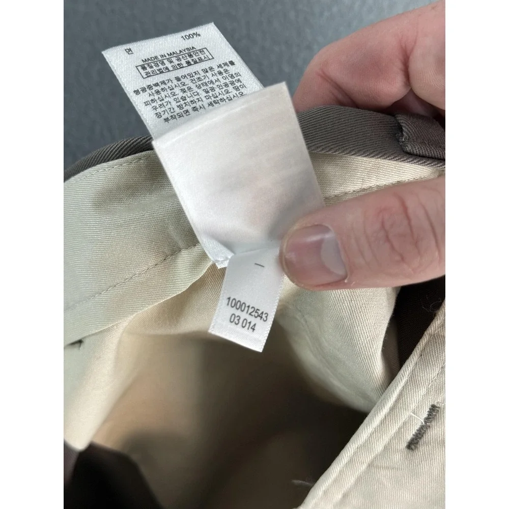 Brooks Brothers 346 Pants Mens 38x30 Brown Classic Fit Advantage Chino Clark
